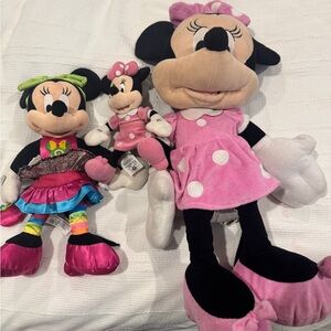 Disney Minnie Mouse Plush Toy Set
